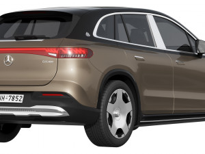 Mercedes-Benz EQS SUV Maybach Model 3D