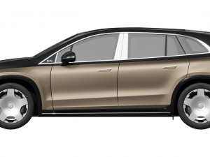 Mercedes-Benz EQS SUV Maybach Model 3D