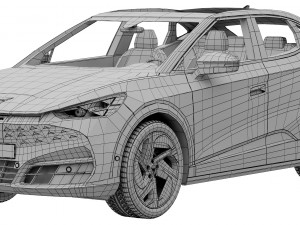 Cupra Tavascan 3D Model