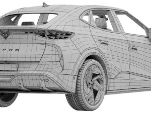 Cupra Tavascan 3D Model