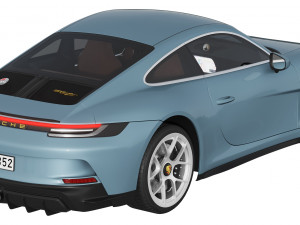 Porsche 911 S-T 3D 모델