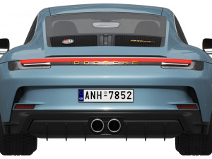 Porsche 911 S-T 3D 모델