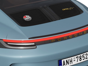 Porsche 911 S-T 3D 모델