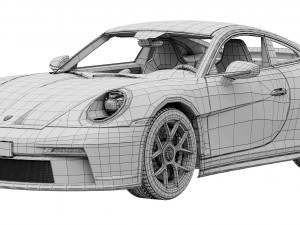Porsche 911 S-T 3D 모델