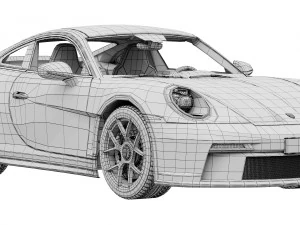 Porsche 911 S-T 3D Model