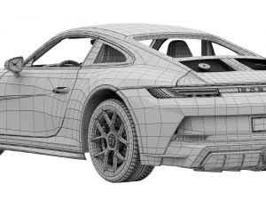 Porsche 911 S-T 3D Model