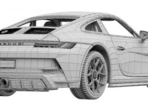 Porsche 911 S-T 3D Model