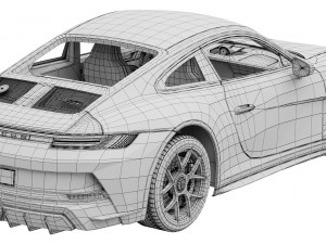 Porsche 911 S-T 3D 모델