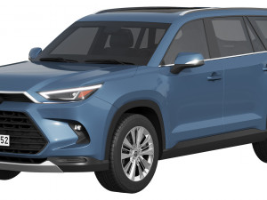 Toyota Grand Highlander 2024 3D Model