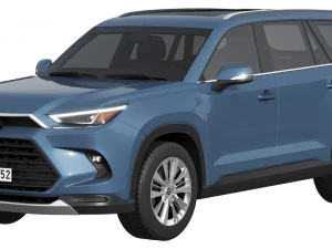 Toyota Grand Highlander 2024 3D Modell