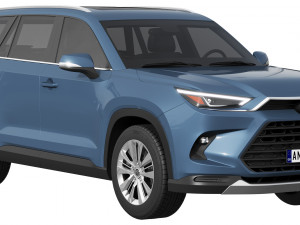 Toyota Grand Highlander 2024 3D Model