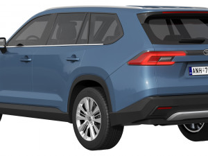 Toyota Grand Highlander 2024 3D Model