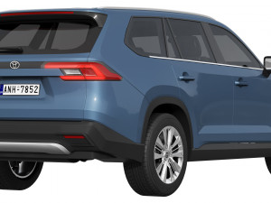 Toyota Grand Highlander 2024 3D Model