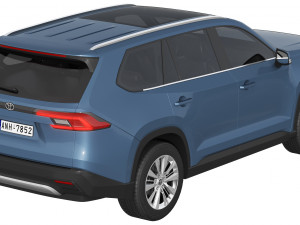 Toyota Grand Highlander 2024 3D Model