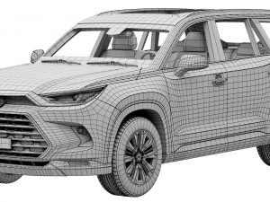 Toyota Grand Highlander 2024 3D Model