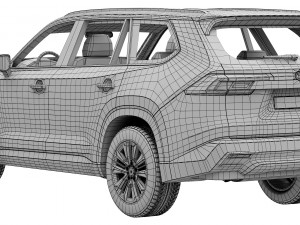 Toyota Grand Highlander 2024 3D Model