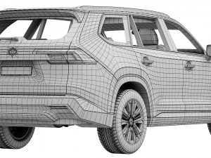 Toyota Grand Highlander 2024 3D Model