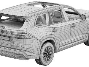 Toyota Grand Highlander 2024 3D Model