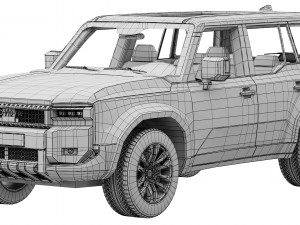 Toyota Land Cruiser 250 Prado 2024 3Dモデル