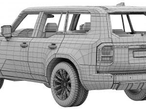 Toyota Land Cruiser 250 Prado 2024 3Dモデル