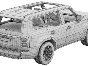 Toyota Land Cruiser 250 Prado 2024 3D Model