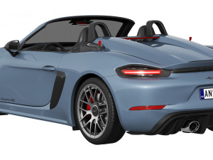Porsche 718 Spyder RS 2024 Model 3D