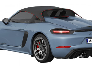 Porsche 718 Spyder RS 2024 Model 3D
