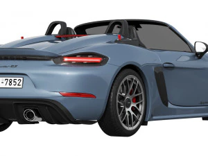 Porsche 718 Spyder RS 2024 3D Model