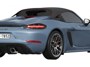 Porsche 718 Spyder RS 2024 Model 3D