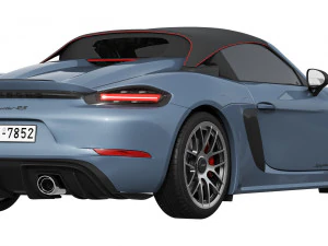 Porsche 718 Spyder RS 2024 3D Model