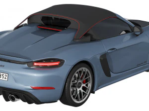 Porsche 718 Spyder RS 2024 3D Model