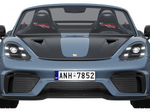 Porsche 718 Spyder RS 2024 Model 3D