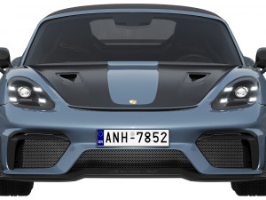 Porsche 718 Spyder RS 2024 Model 3D