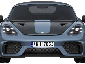 Porsche 718 Spyder RS 2024 3D Model