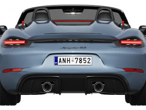 Porsche 718 Spyder RS 2024 3D Model