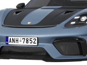 Porsche 718 Spyder RS 2024 Model 3D