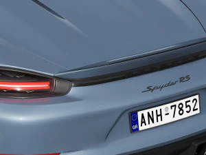 Porsche 718 Spyder RS 2024 3D Model
