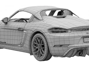 Porsche 718 Spyder RS 2024 3D Model