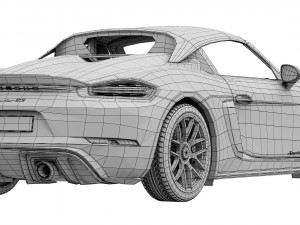 Porsche 718 Spyder RS 2024 Model 3D