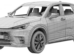 Lexus LBX 2024 3D Model