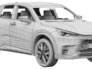 Lexus LBX 2024 3D Model