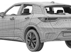 Lexus LBX 2024 3D Model