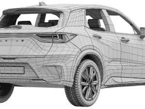 Lexus LBX 2024 3D Модель
