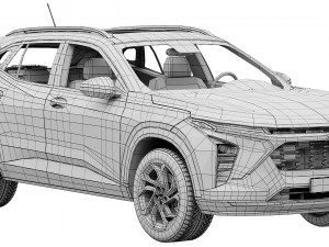 Chevrolet Trax RS 2024 3D मॉडल