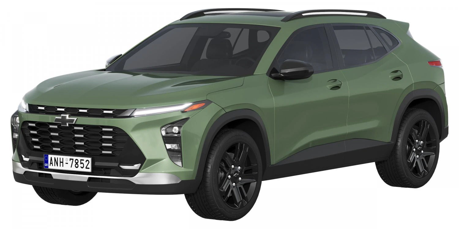 Chevrolet Trax Activ 2024 3D Model .c4d .max .obj .3ds .fbx .stl .blend