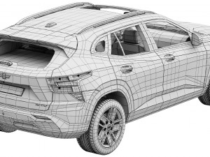 Chevrolet Trax Activ 2024 Modelo 3D