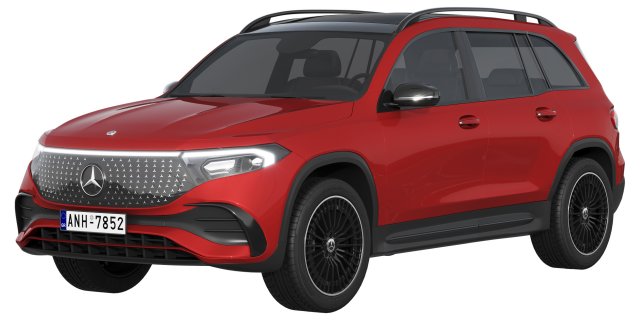 Mercedes-Benz EQB 2024 Modèle 3D .c4d .max .obj .3ds .fbx .stl .blend 