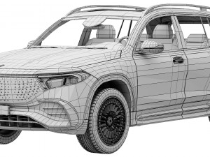 Mercedes-Benz EQB 2024 Modèle 3D