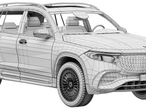 Mercedes-Benz EQB 2024 Modèle 3D