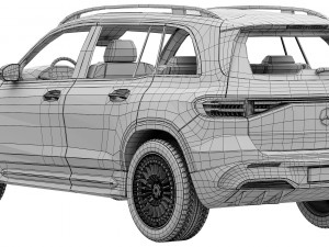 Mercedes-Benz EQB 2024 Modèle 3D